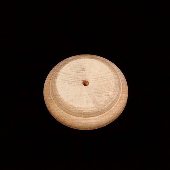 Wood Candle Stick Base